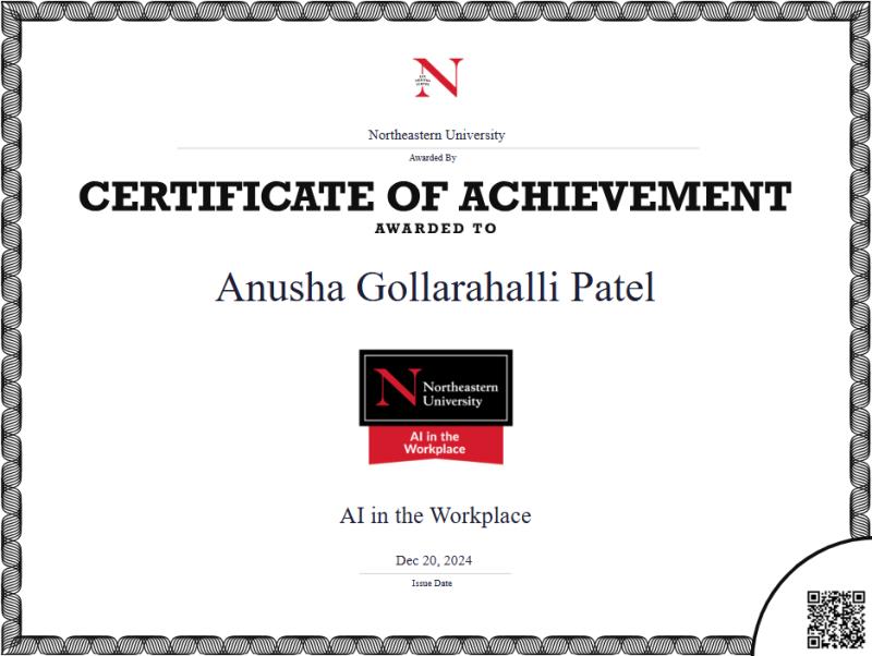 AI at Workplace - Northeastern University